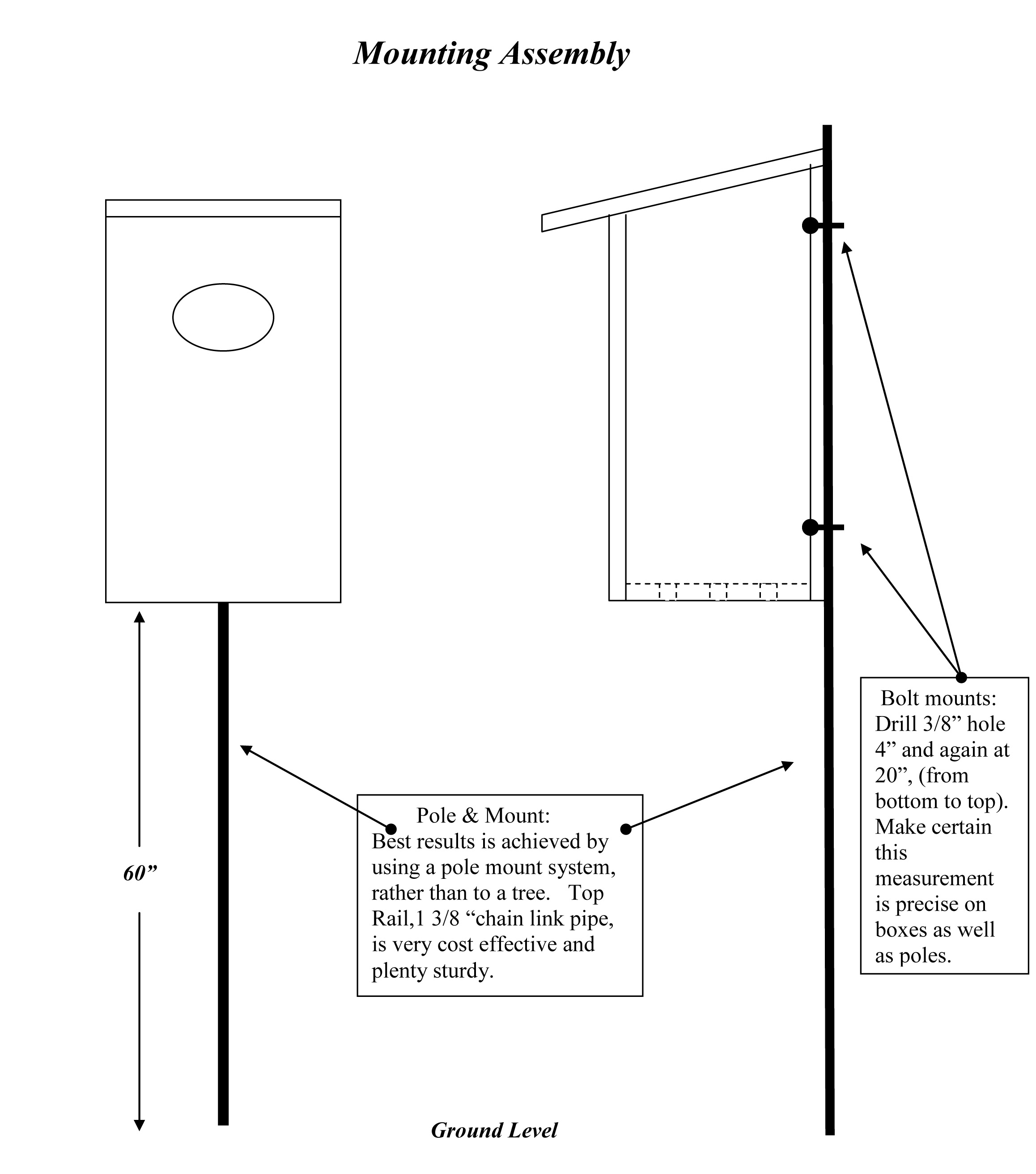 Box Wood Duck House Plans